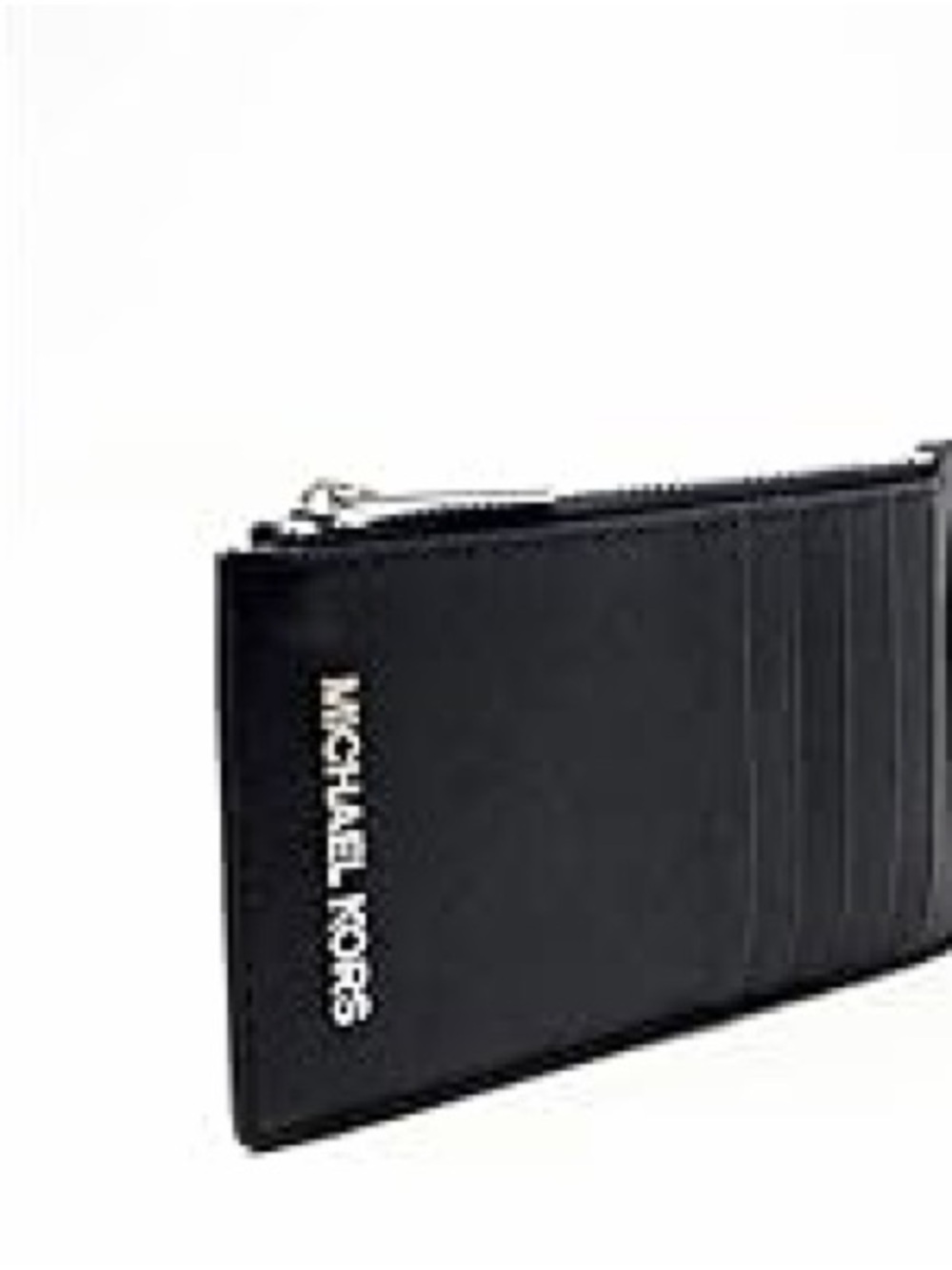 Michael Kors Jet Set Travel Top Zip Card Case Black NWT - Picture 2 of 7